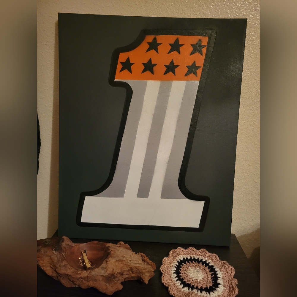 Harley davidson #1 painting
